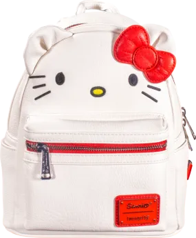 10" Sanrio - Hello Kitty Cosplay Faux Leather Mini Backpack Bag Loungefly Exclusive