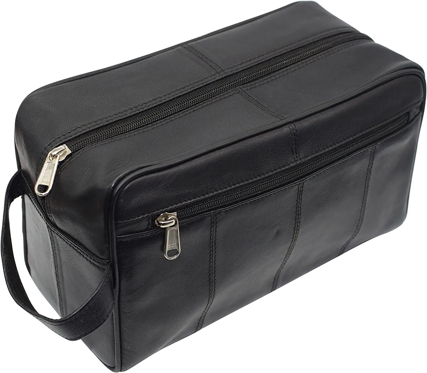 133 Travel Toiletry Bag Genuine Leather Dopp Kit Travel Organizer For Men Women