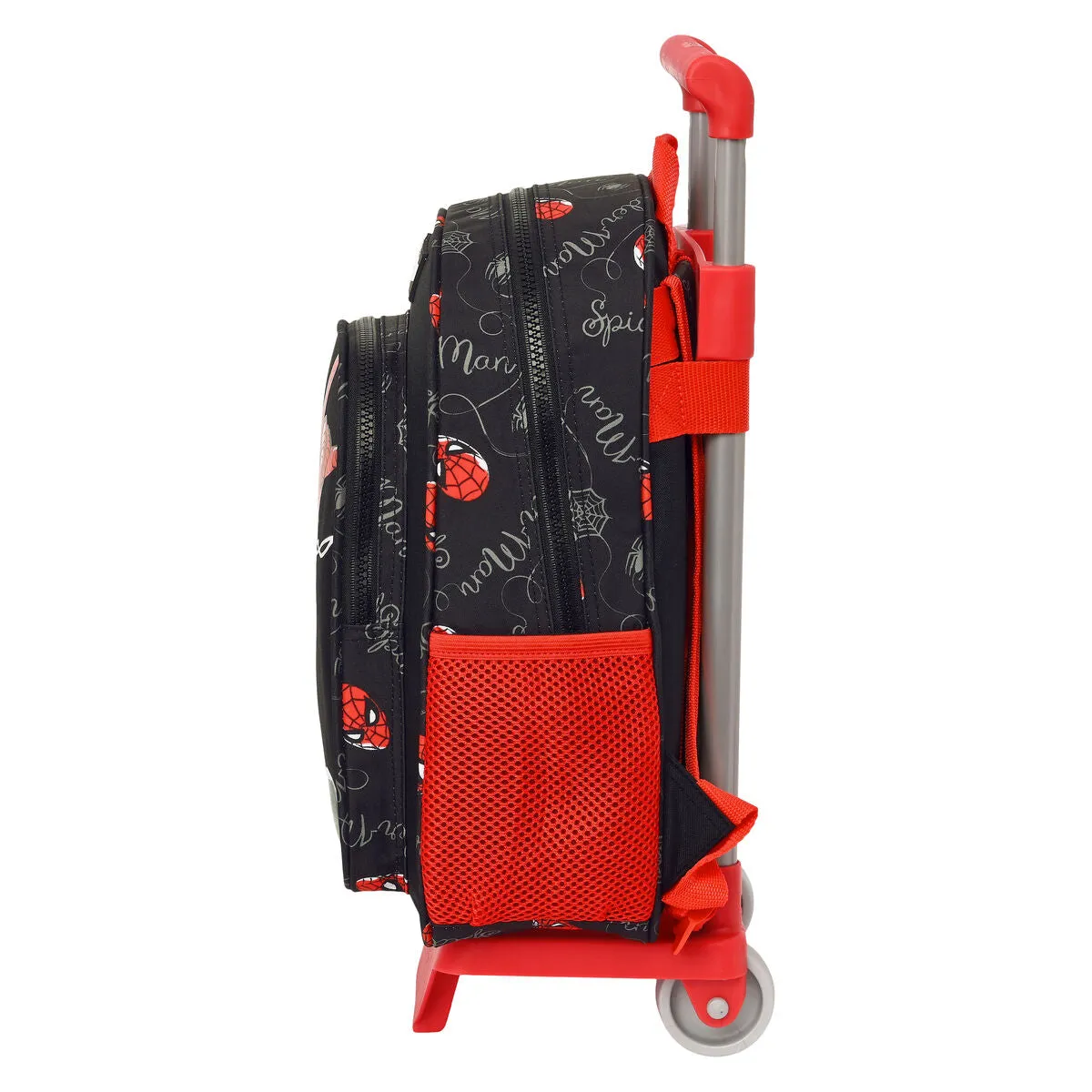 3D School Bag with Wheels Safta Black 27 x 33 x 10 cm