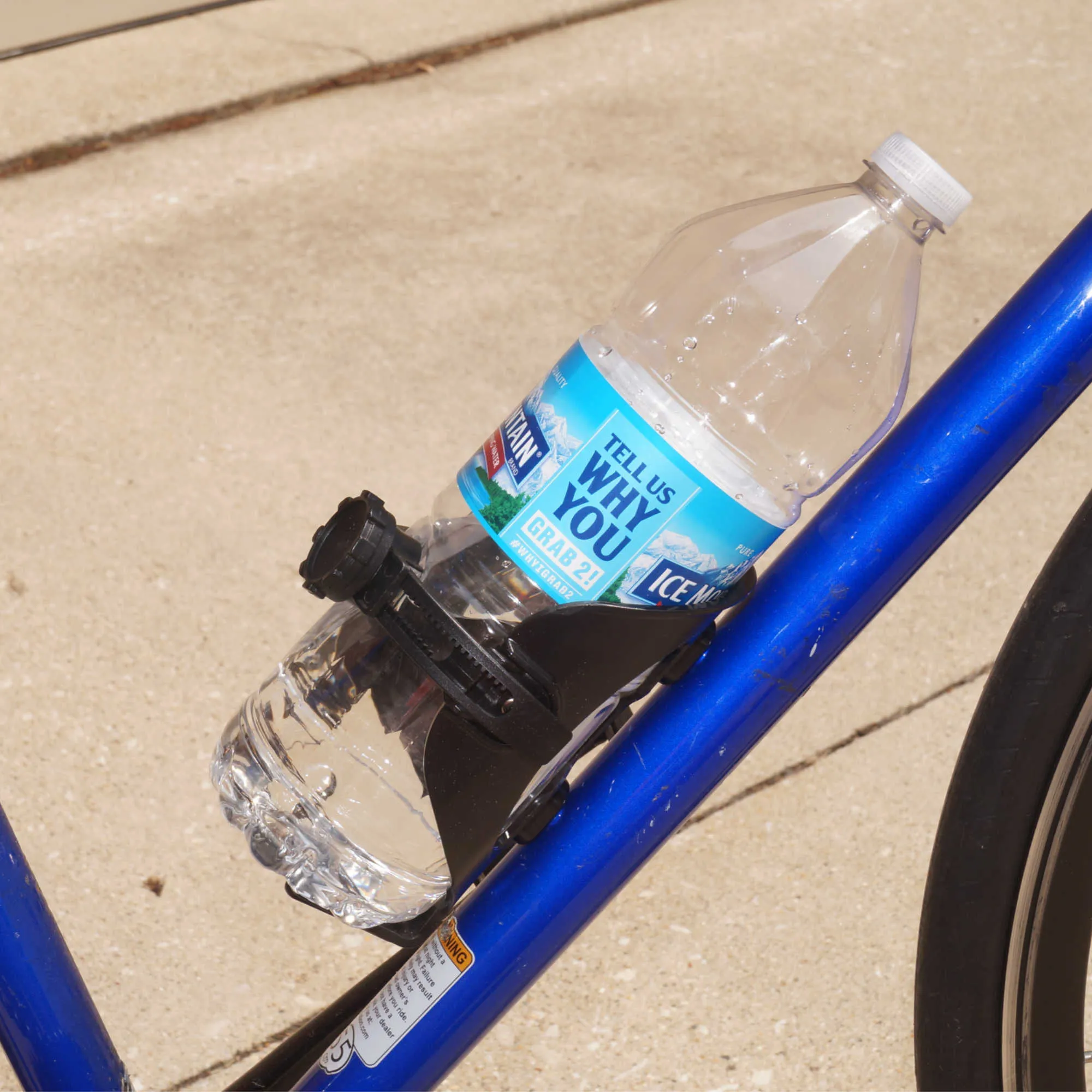 Adjustable Water Bottle Holder - "ABC" Any Bottle Cage