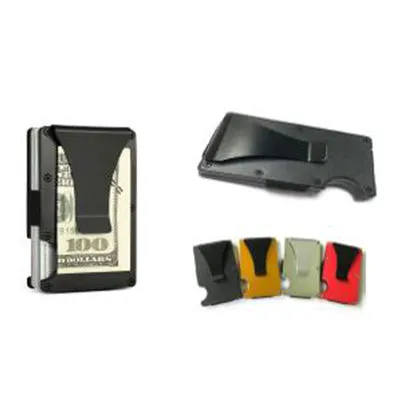 Aluminium RFID Case with Money Clip