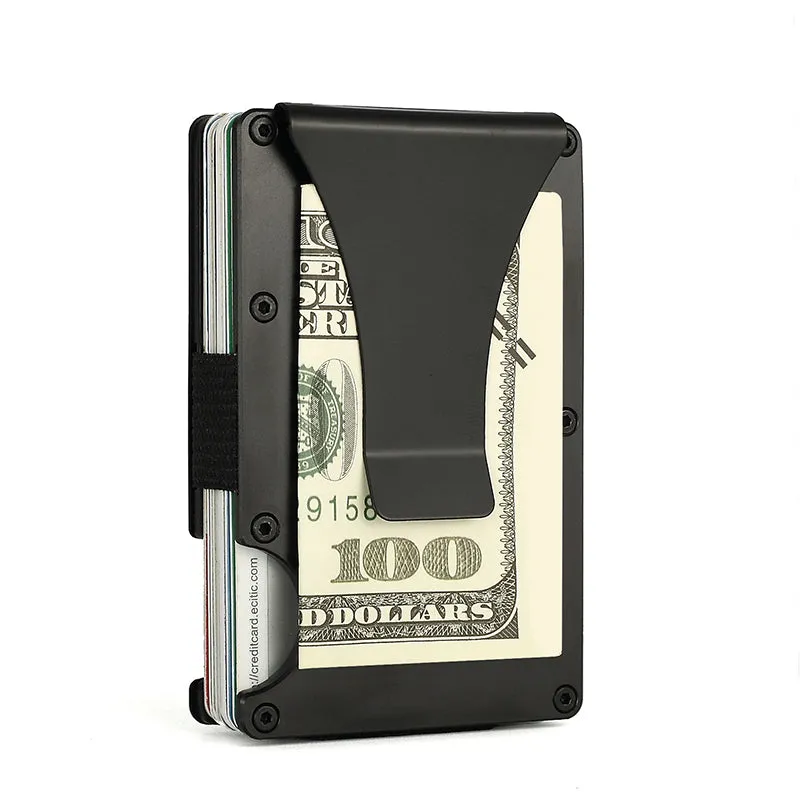 Aluminium RFID Case with Money Clip