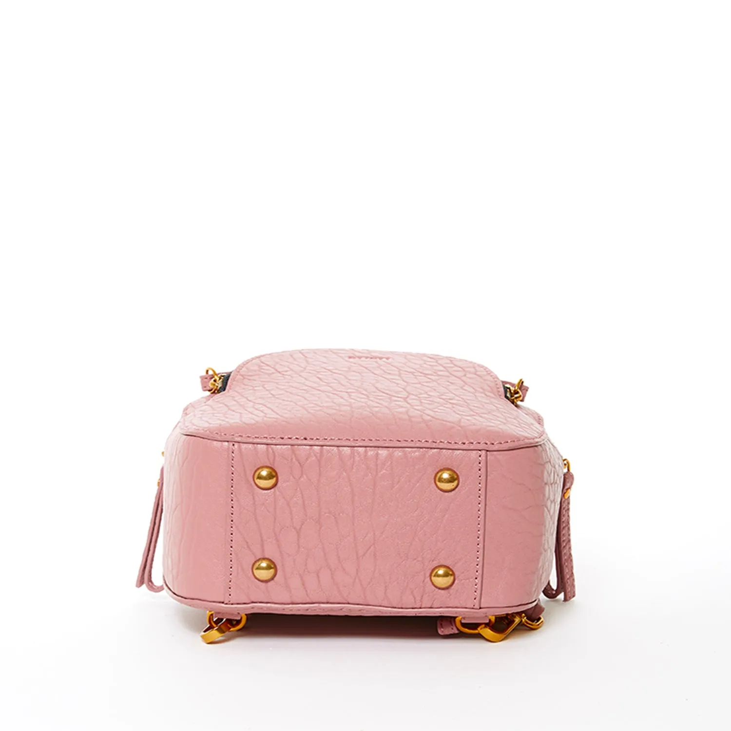 Amanda Dusty Pink Convertible Backpack Purse