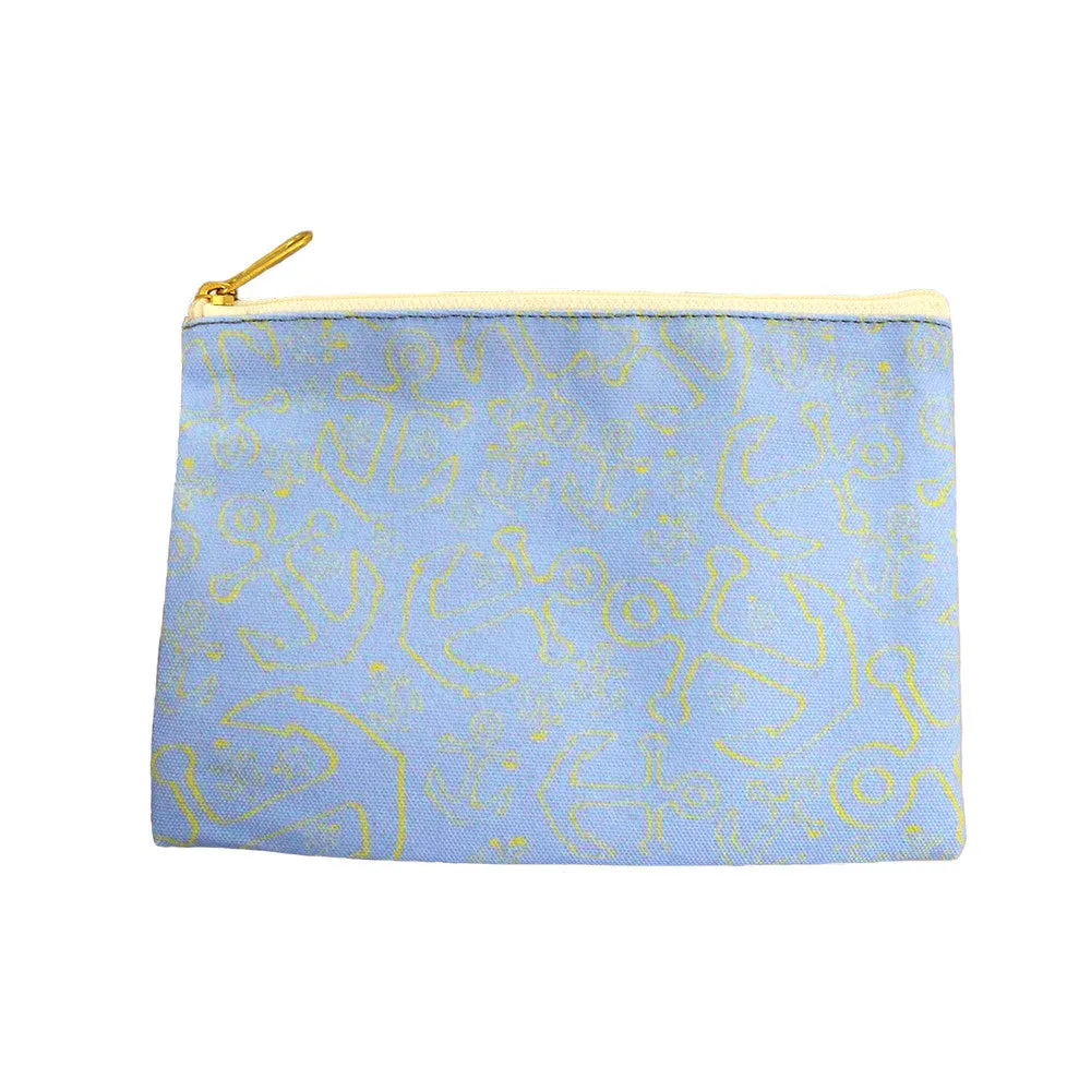 Anchor Dream Accessory Pouch - Light Blue