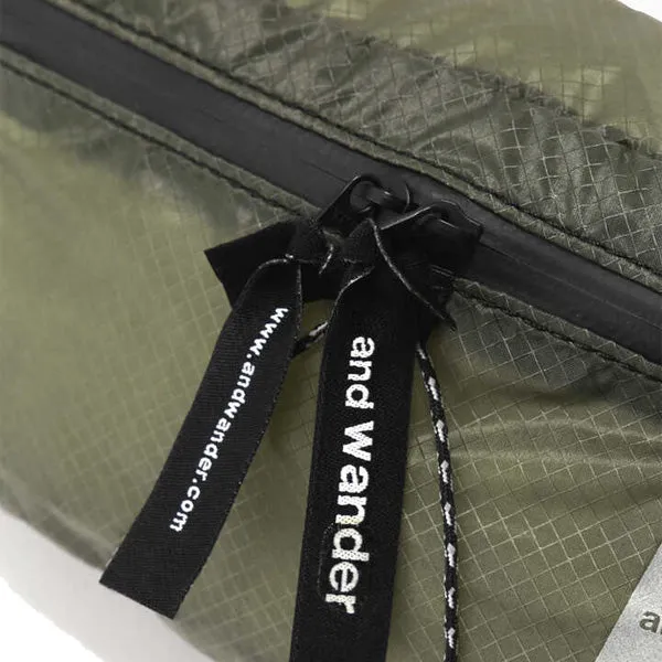 And Wander Sil Waist Bag Khaki