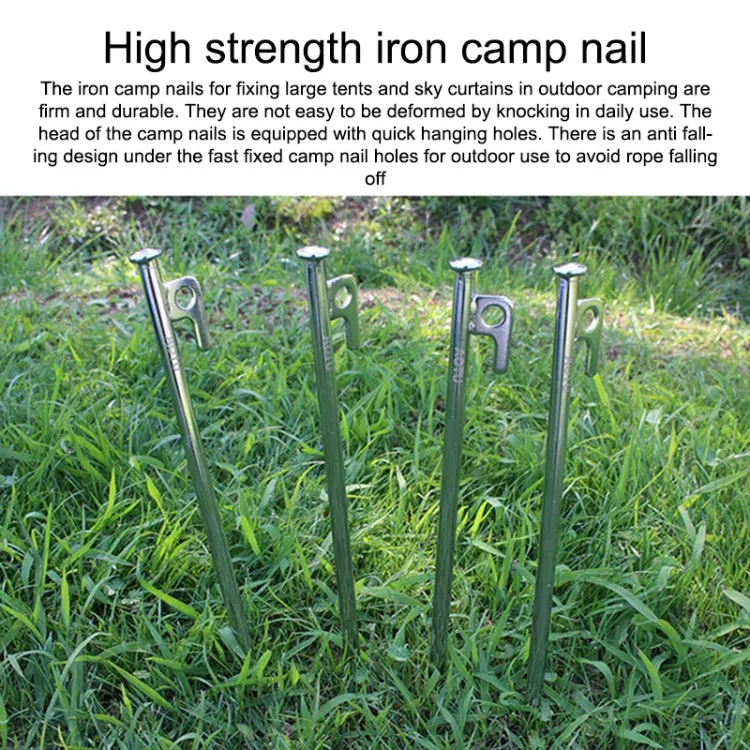 AOTU AT6543-2 Outdoor Camping Tent Nails Accessories Tool Kit(Silver)