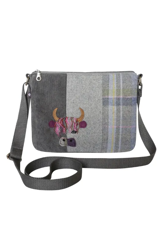 Applique Messenger Bag