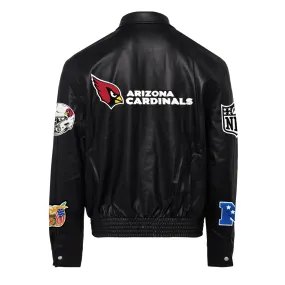 ARIZONA CARDINALS FULL LEATHER JACKET Black