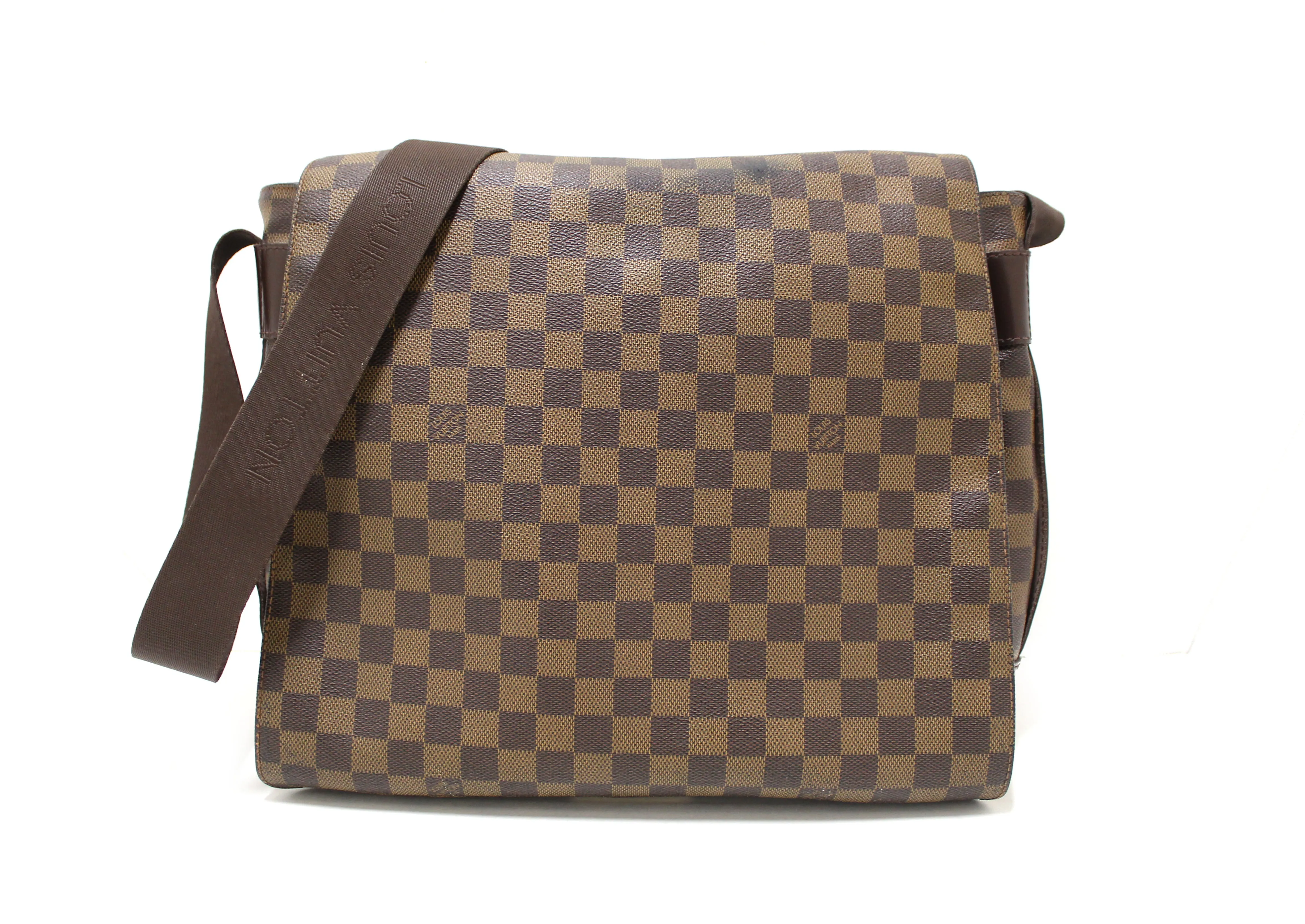 Authentic Louis Vuitton Damier Ebene Bastille Messenger Bag