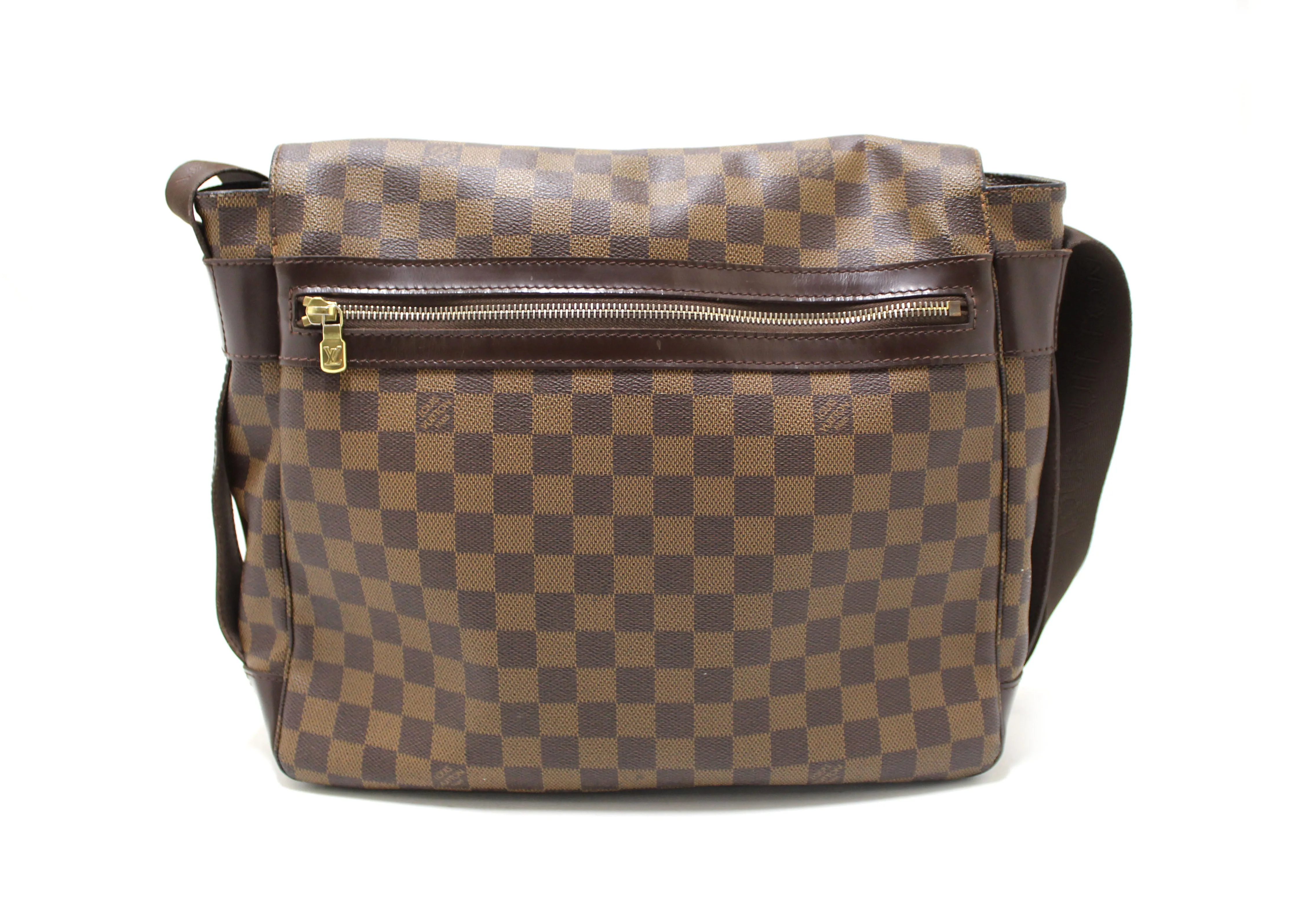 Authentic Louis Vuitton Damier Ebene Bastille Messenger Bag