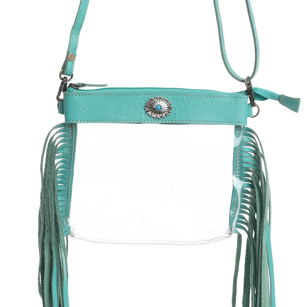 Azura Clear Bag In Teal