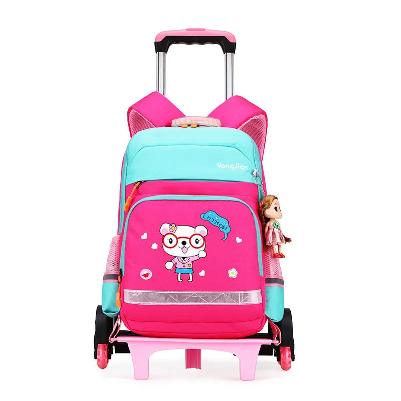 Bag For Elementary  Korean Detachable Trolley  Bag For Elementary School Students