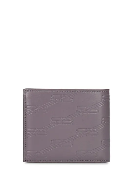 Balenciaga   BB monogram leather billfold wallet 