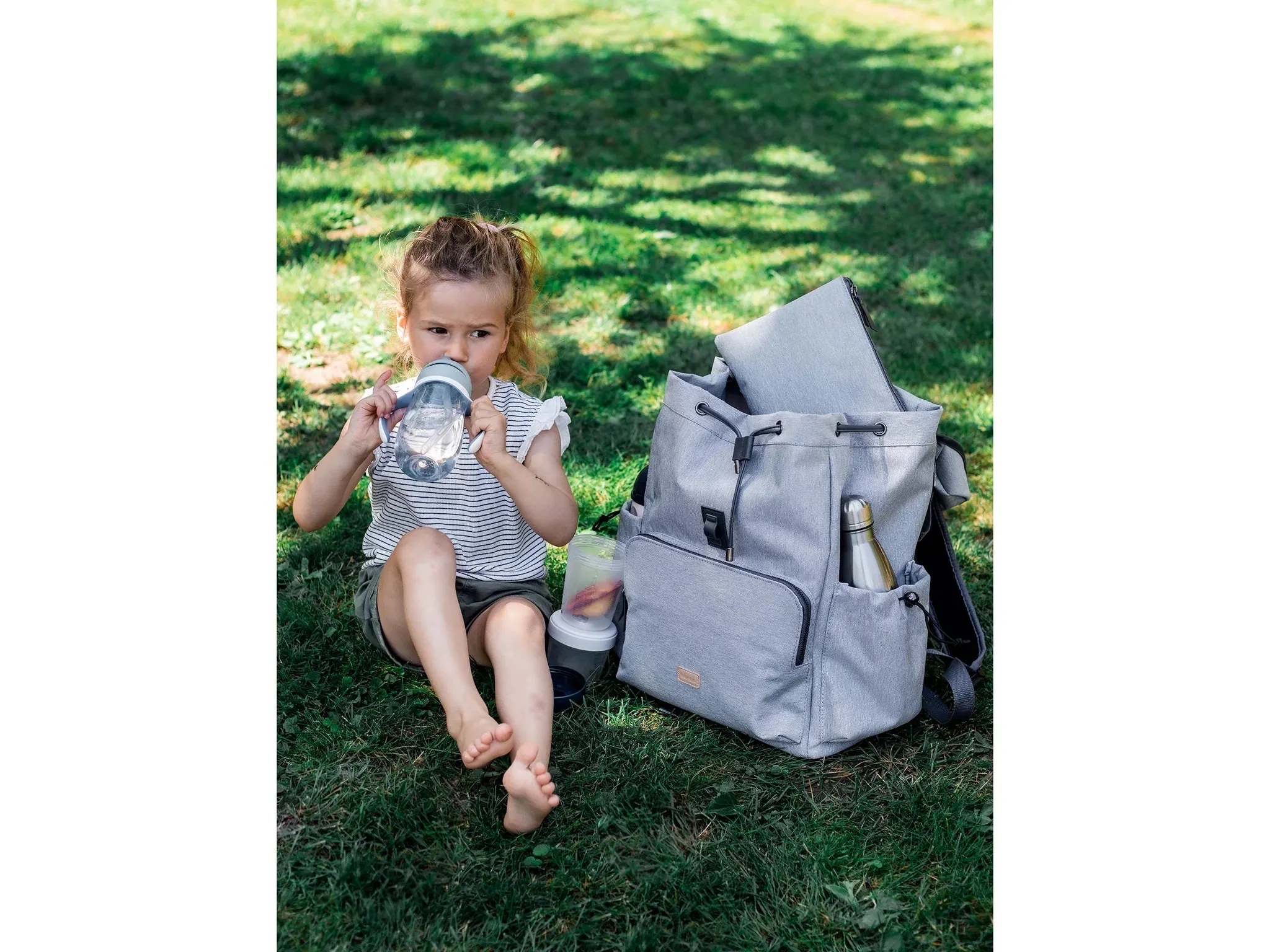 Beaba Vancouver Nursery Backpack XL (Dark Grey)