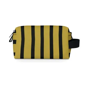 Black & Gold Traveler Toiletry Bag