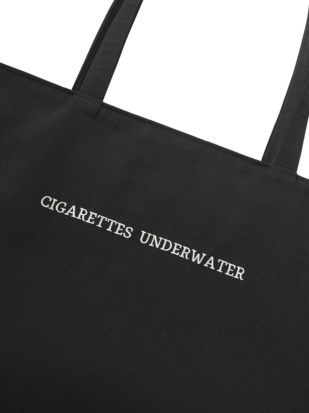 Black Canvas Tote Bag