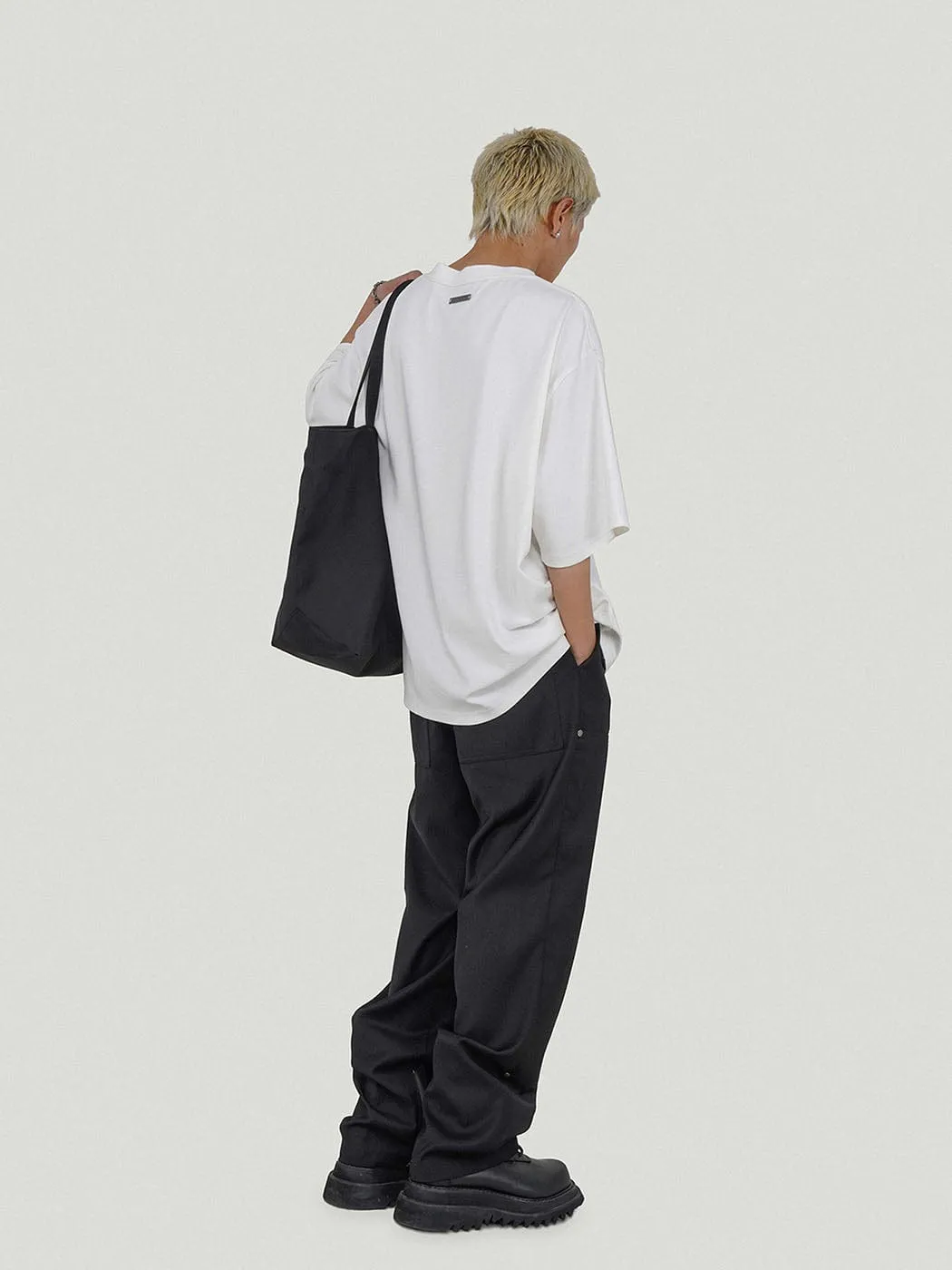 Black Canvas Tote Bag