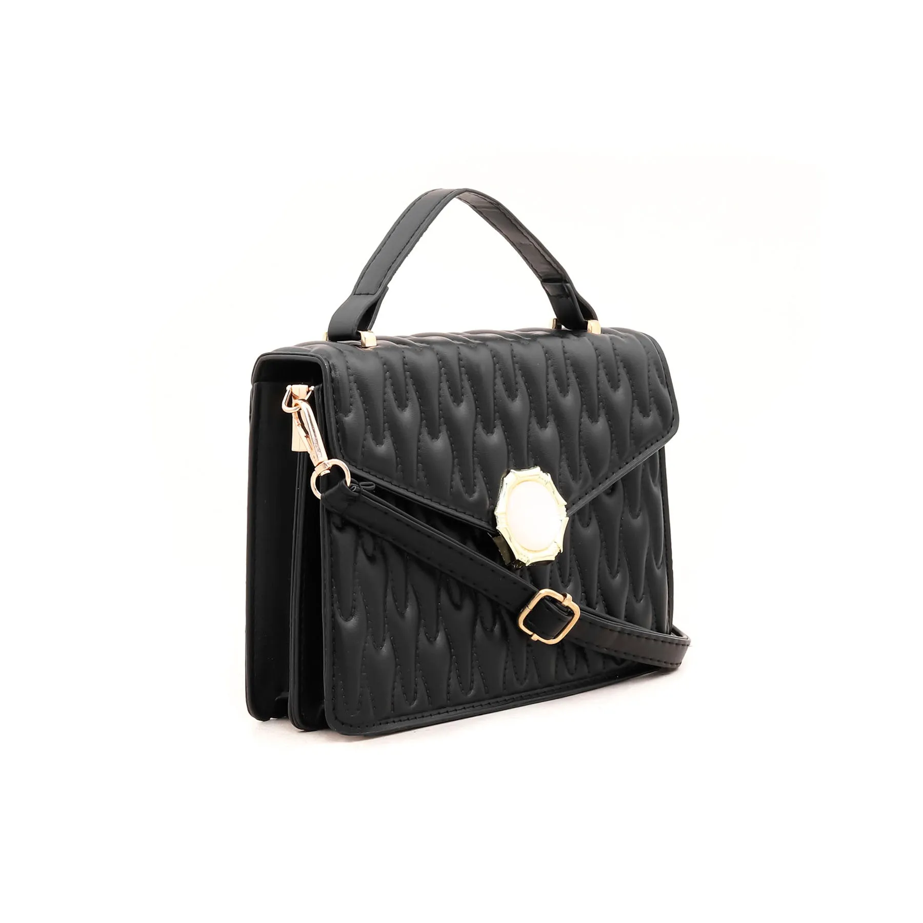 Black Formal Shoulder Bag P35452