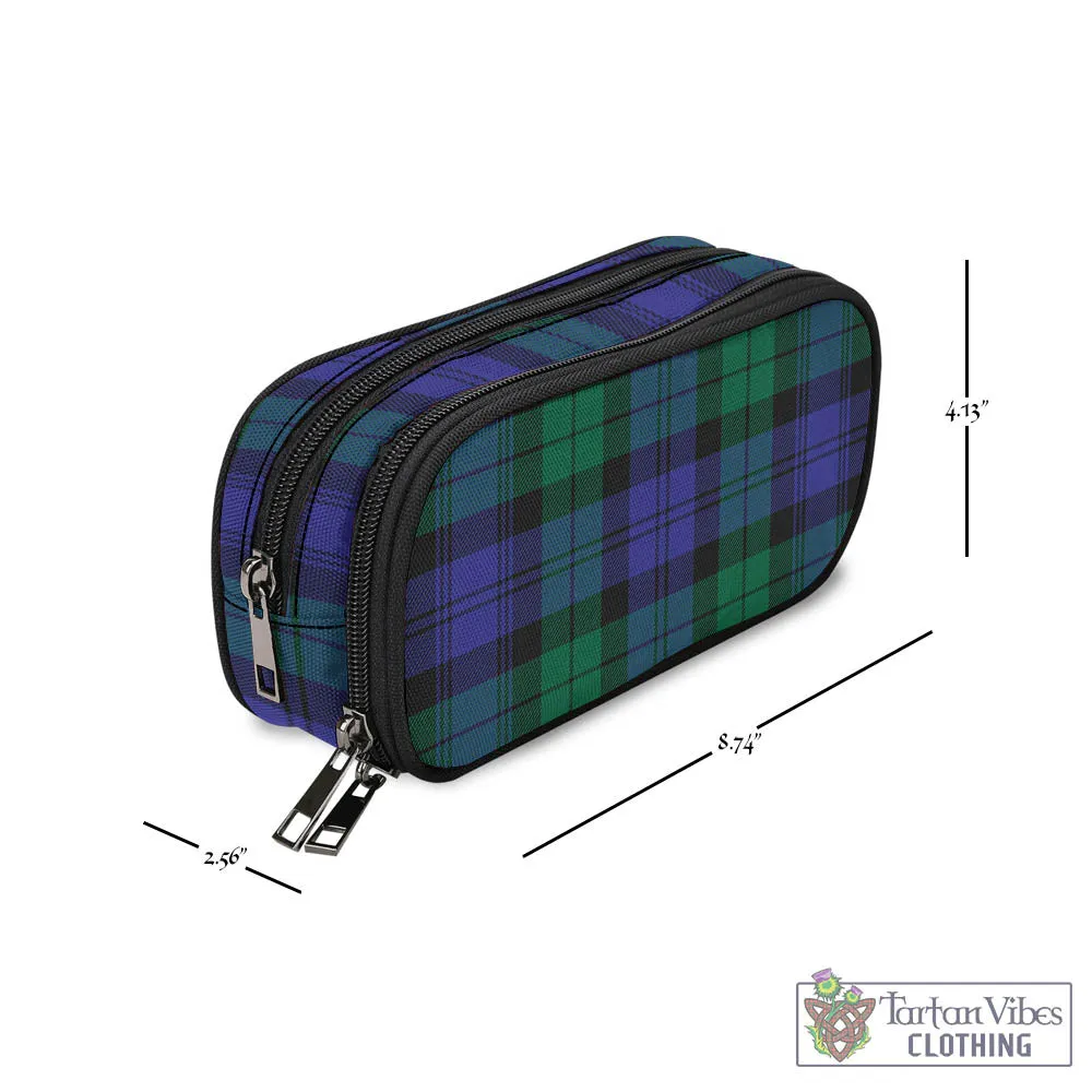 Black Watch Modern Tartan Pen and Pencil Case