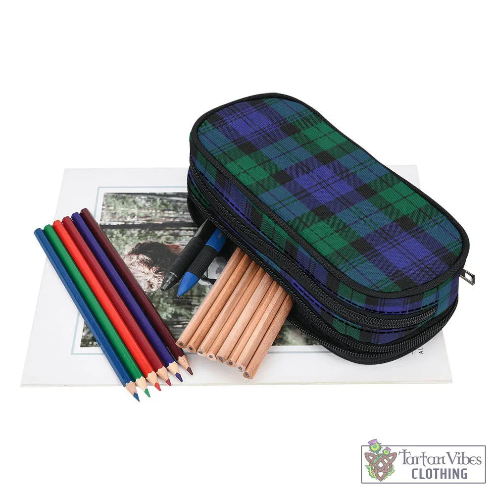 Black Watch Modern Tartan Pen and Pencil Case