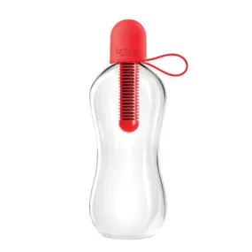 Bobble Water Bottle with Intergrated Cap 0.5L Red 053BOEURD-6PK