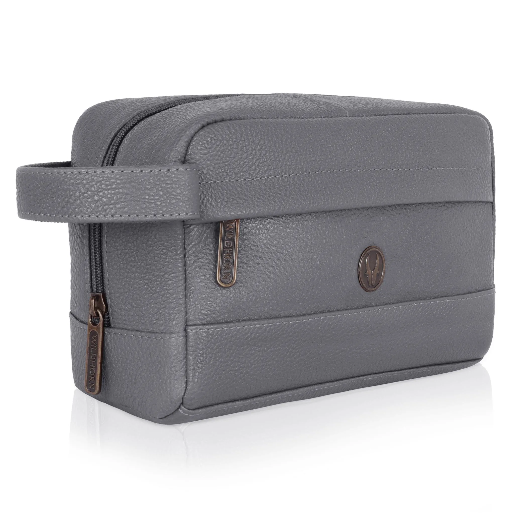 BONAVISTA Leather Toiletry Bag For Men & Women