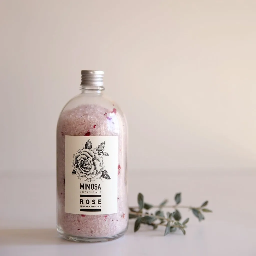 Botanical Bath Soaks : Apothecary Bottles