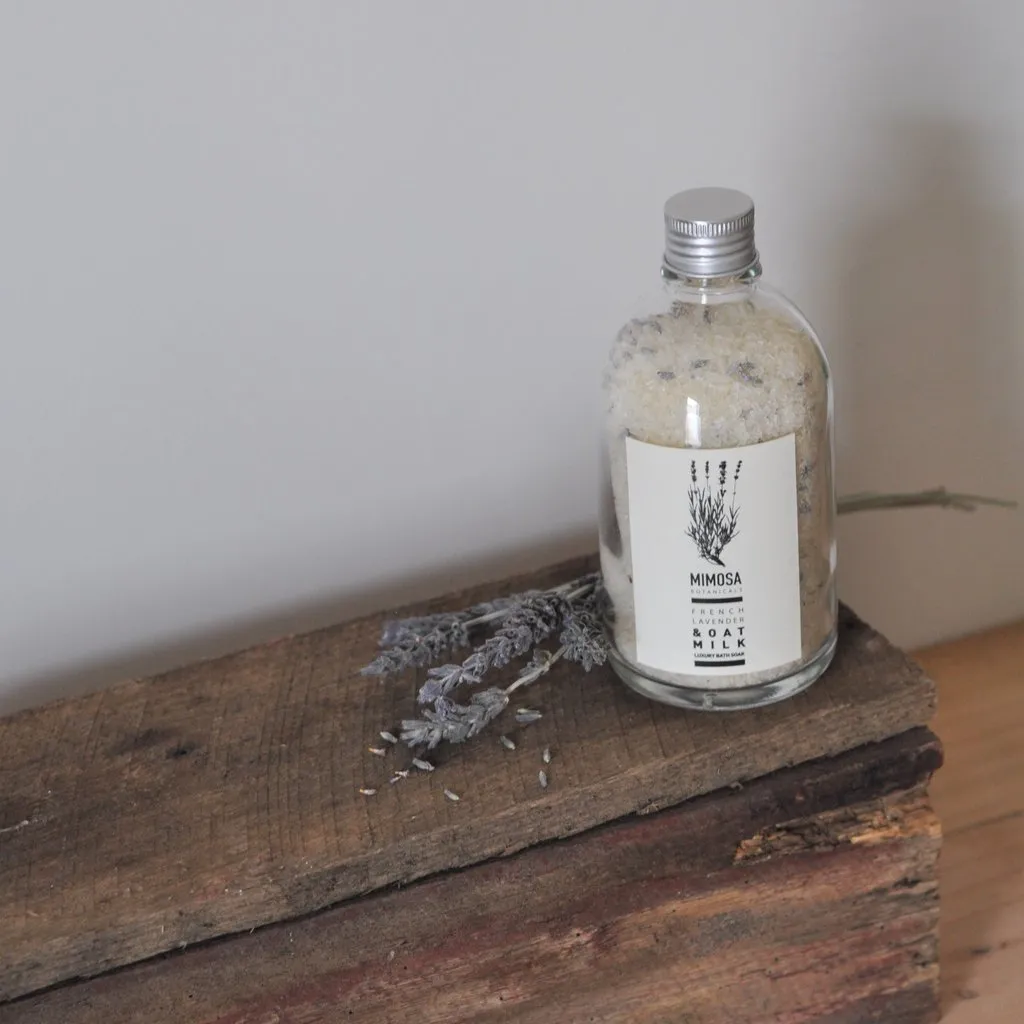 Botanical Bath Soaks : Apothecary Bottles