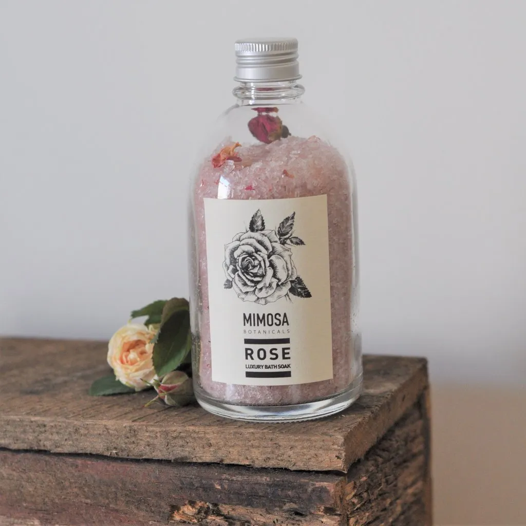 Botanical Bath Soaks : Apothecary Bottles