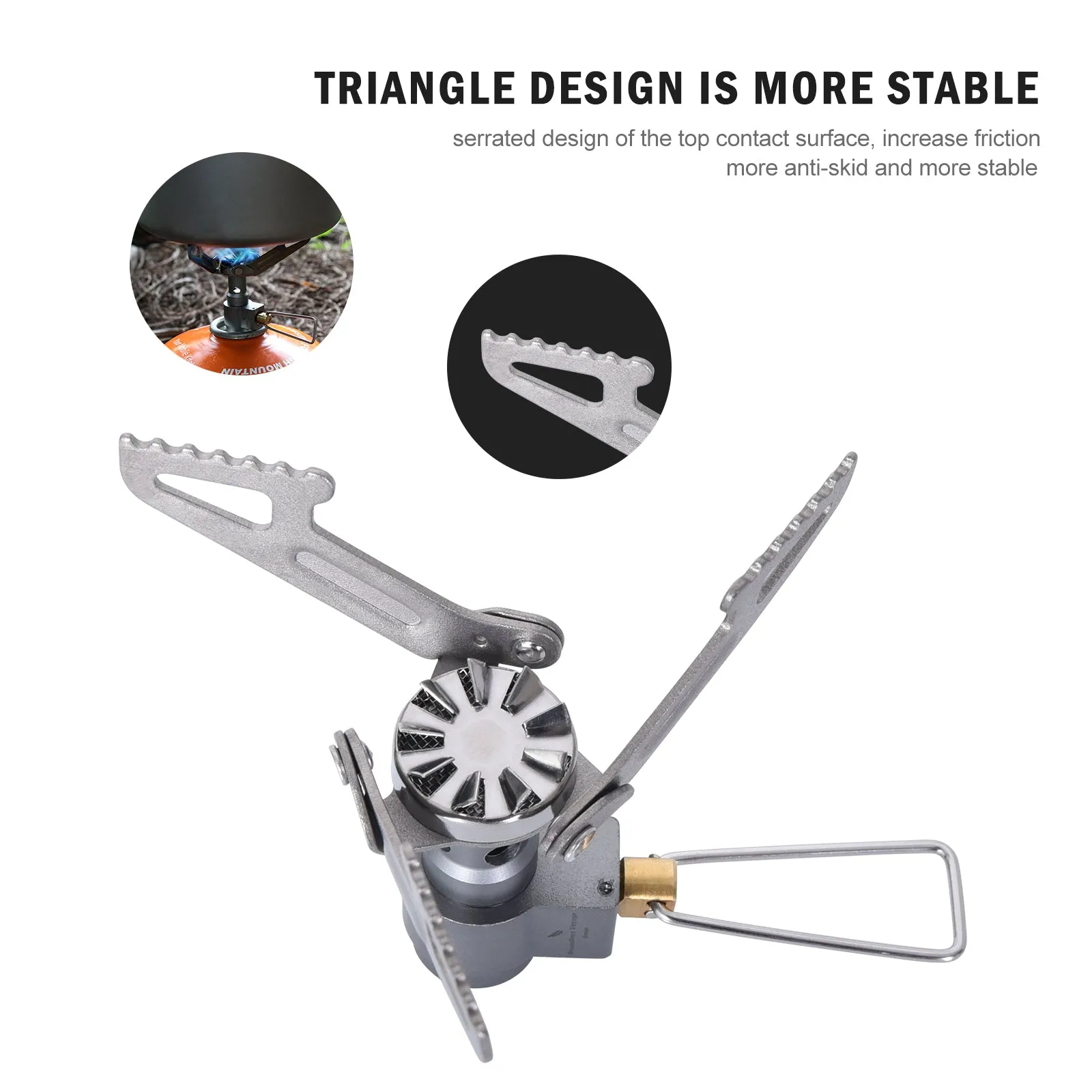 Boundless Voyage Titanium Stove Mini  Camping Stove For Outdoor Light Weight