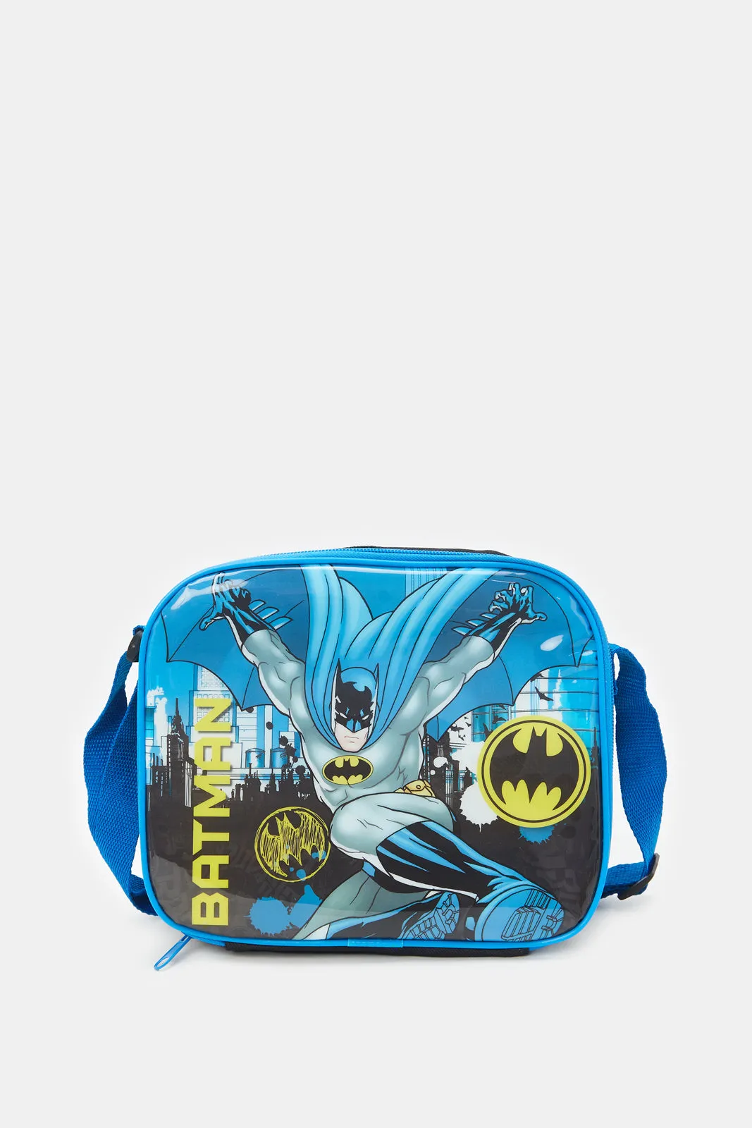 Boys Blue Batman Print Trolley Set (5 Piece)