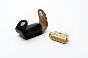 Brass Adjustable Pencil Sharpener (with case)