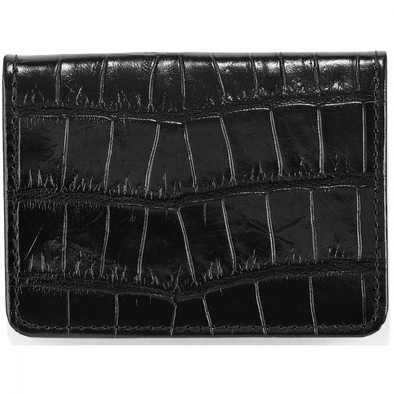 Brighton Wallet Rockefeller Flip Wallet in Black 89503 and Brown 89507 SS23