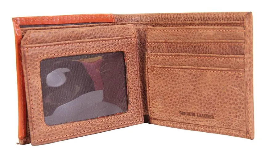 C824B - Ranger Belt Co. Hide Cross Bifold Wallet