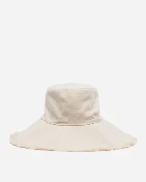 Canvas Fringe Hat Natural