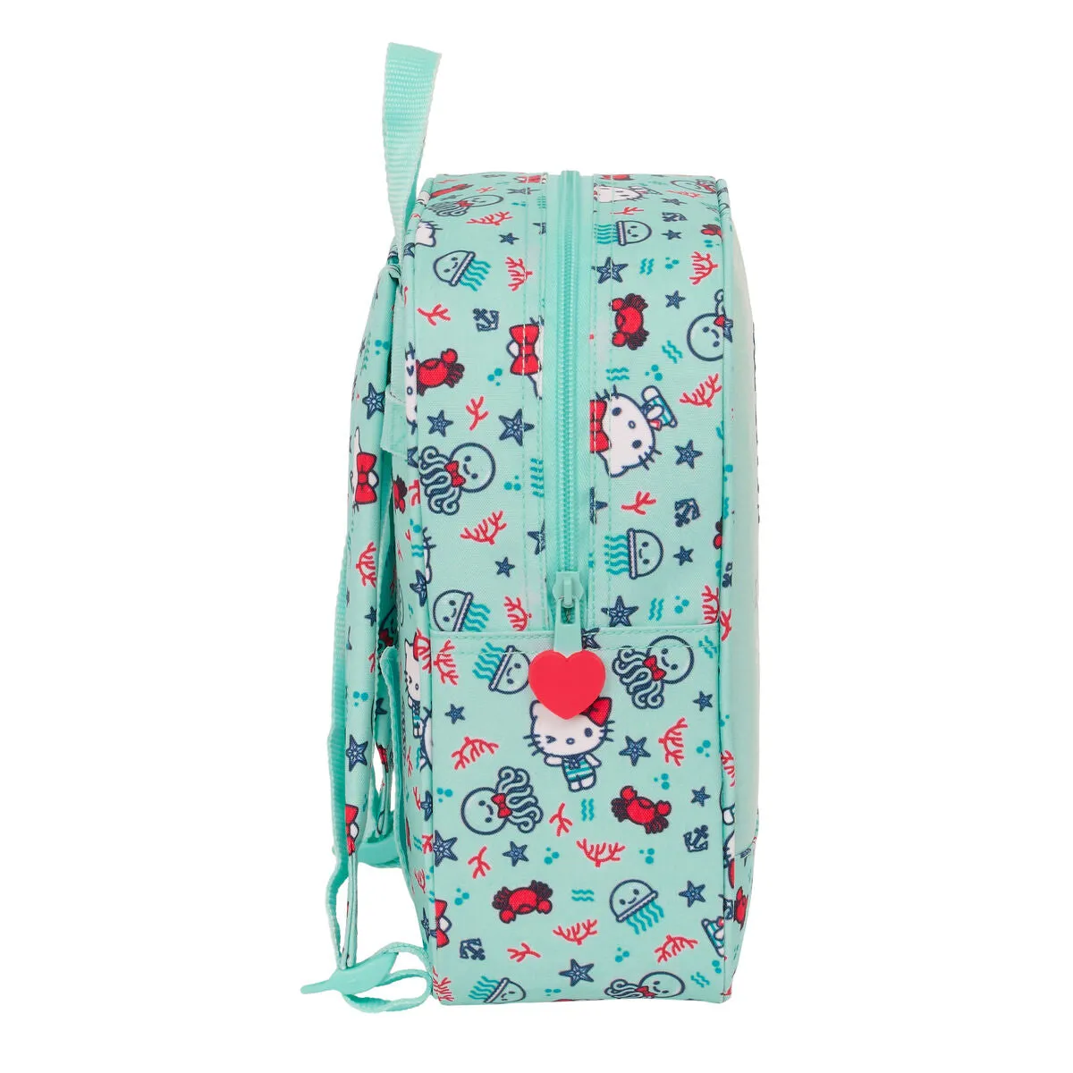 Child bag Hello Kitty Sea lovers Turquoise 22 x 27 x 10 cm