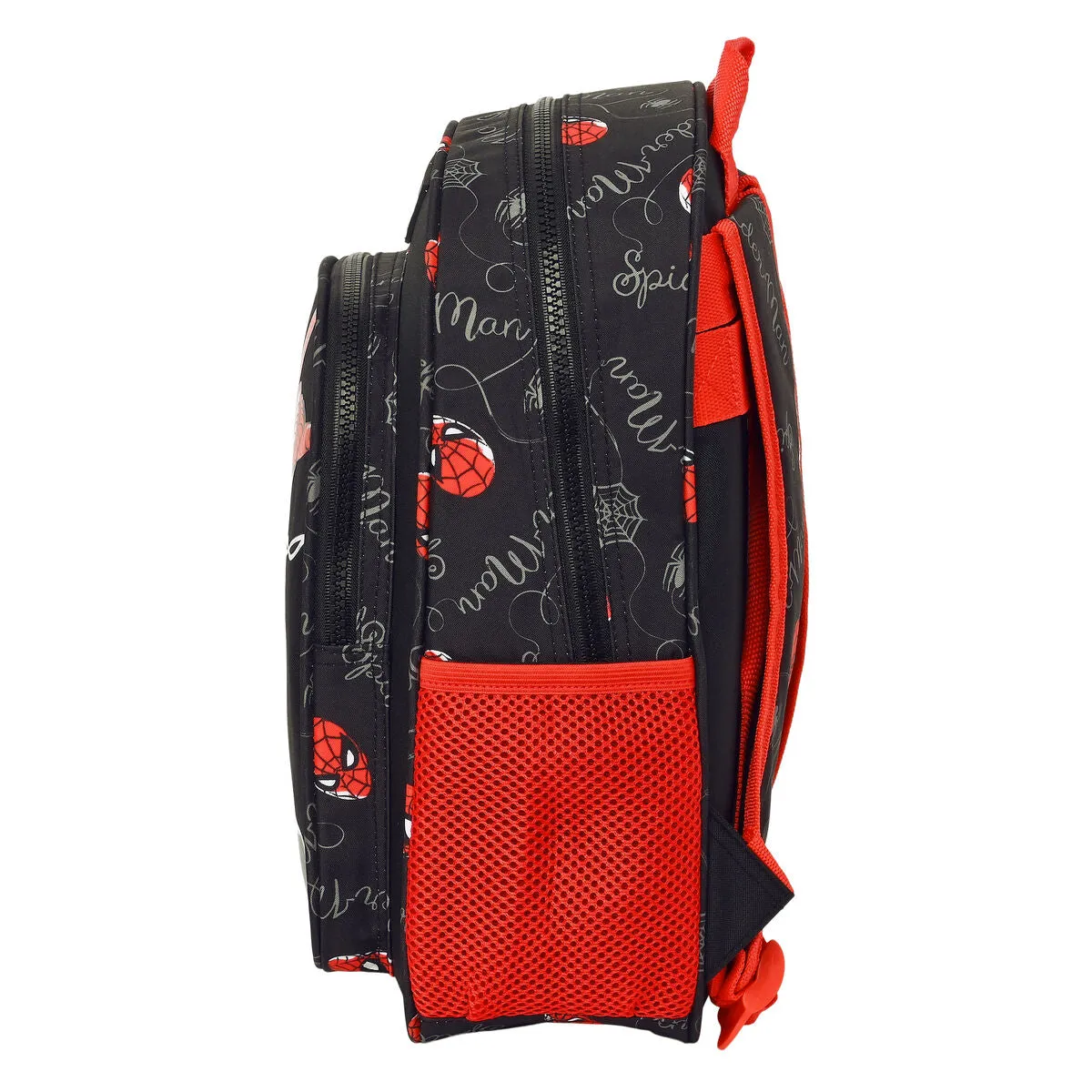 Child bag Spider-Man Hero Black 27 x 33 x 10 cm