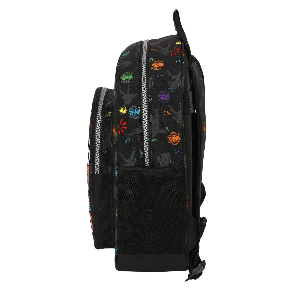 Child bag The Avengers Super heroes Black (27 x 33 x 10 cm)