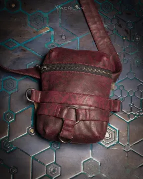 Chotta Bag / Fake Leather  - RED WINE SUNSHINE