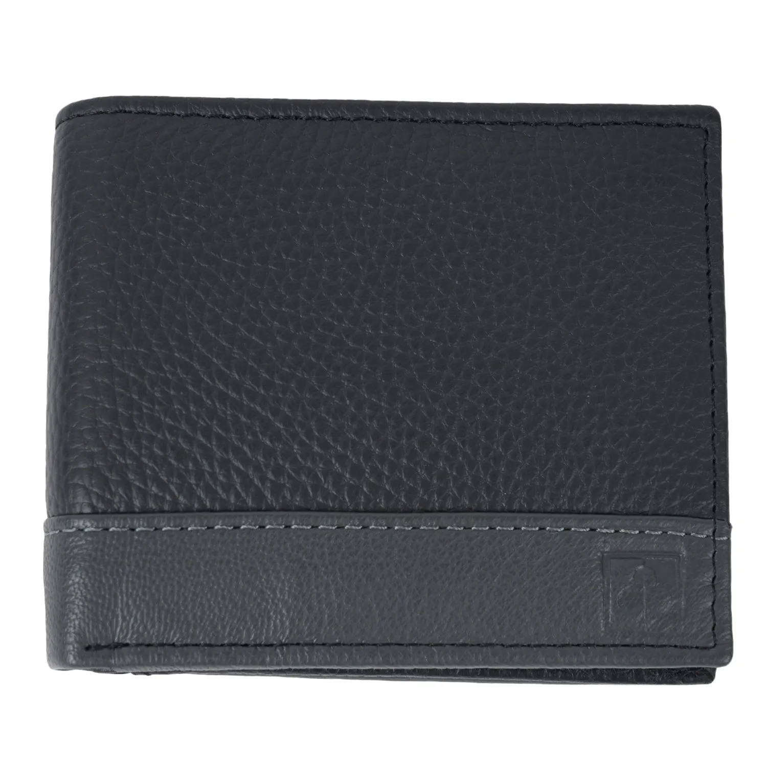 CIMONI Genuine Leather Classic Black Ultra Strong Stitching |12 Credit Cards Slot Wallet for Men