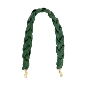 Clare V. - Braided Shoulder Strap in Evergreen Nappa