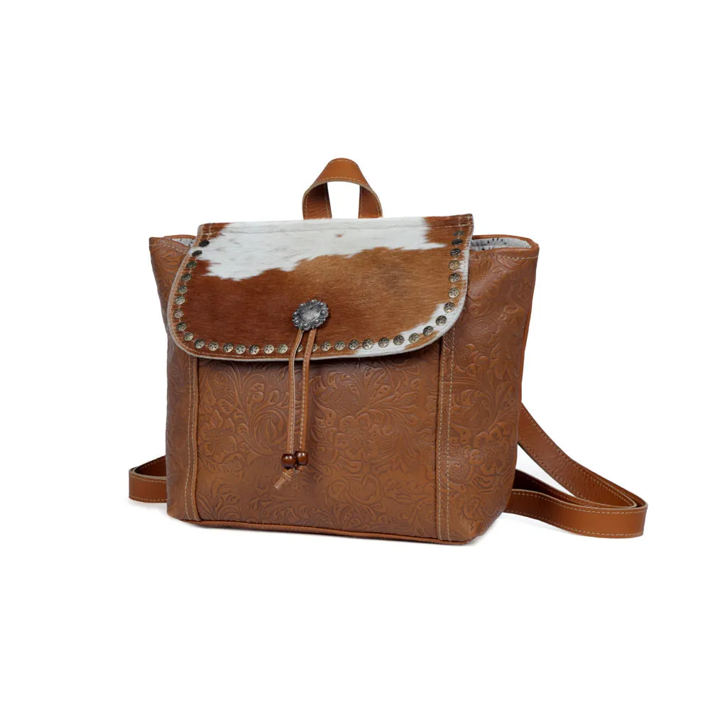 Classic Carvings  Leather & Hairon Bag