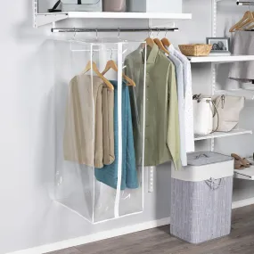 Clear Garment Hanging Closet Organizer (Texture)