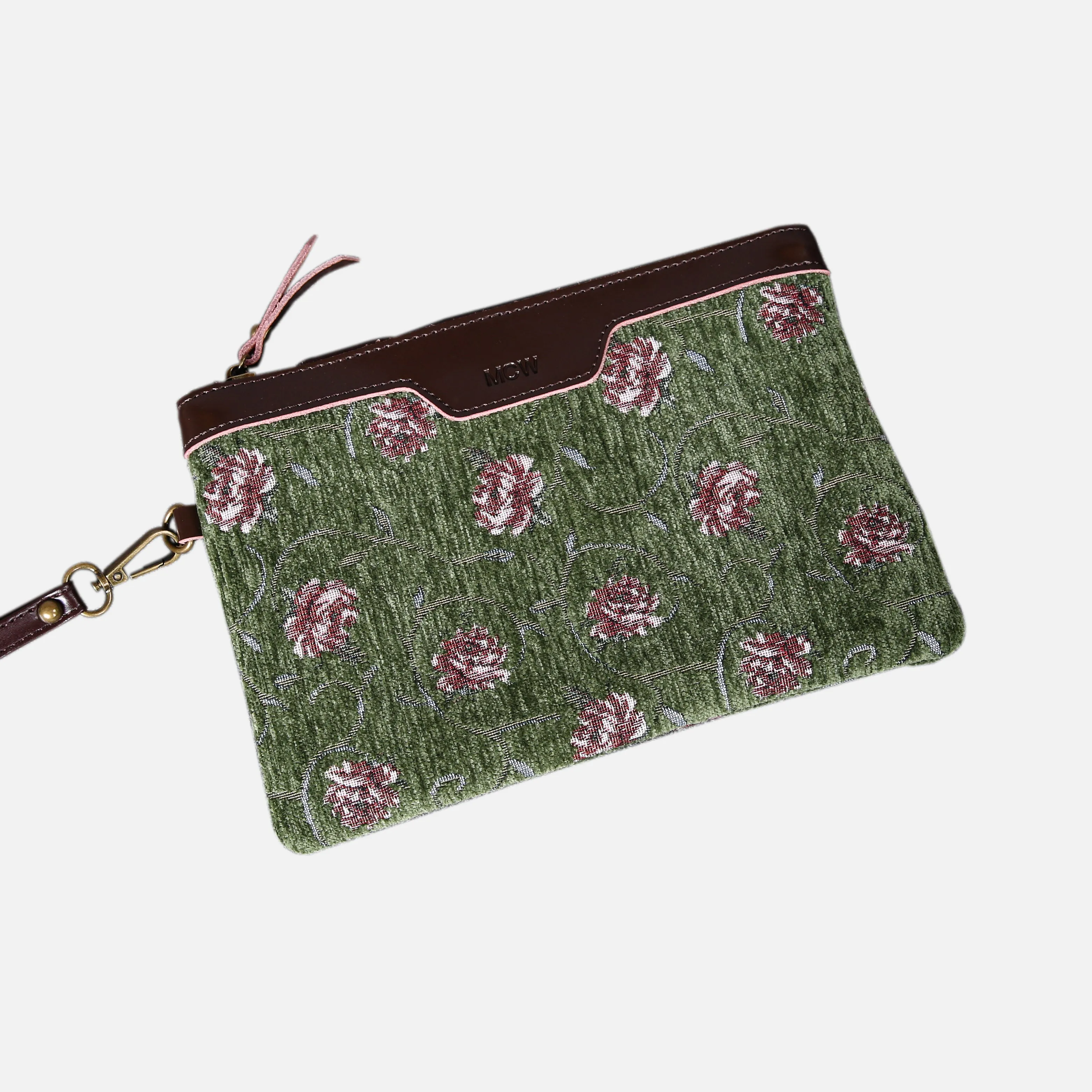 Climbing Rose Wristlet Clutch