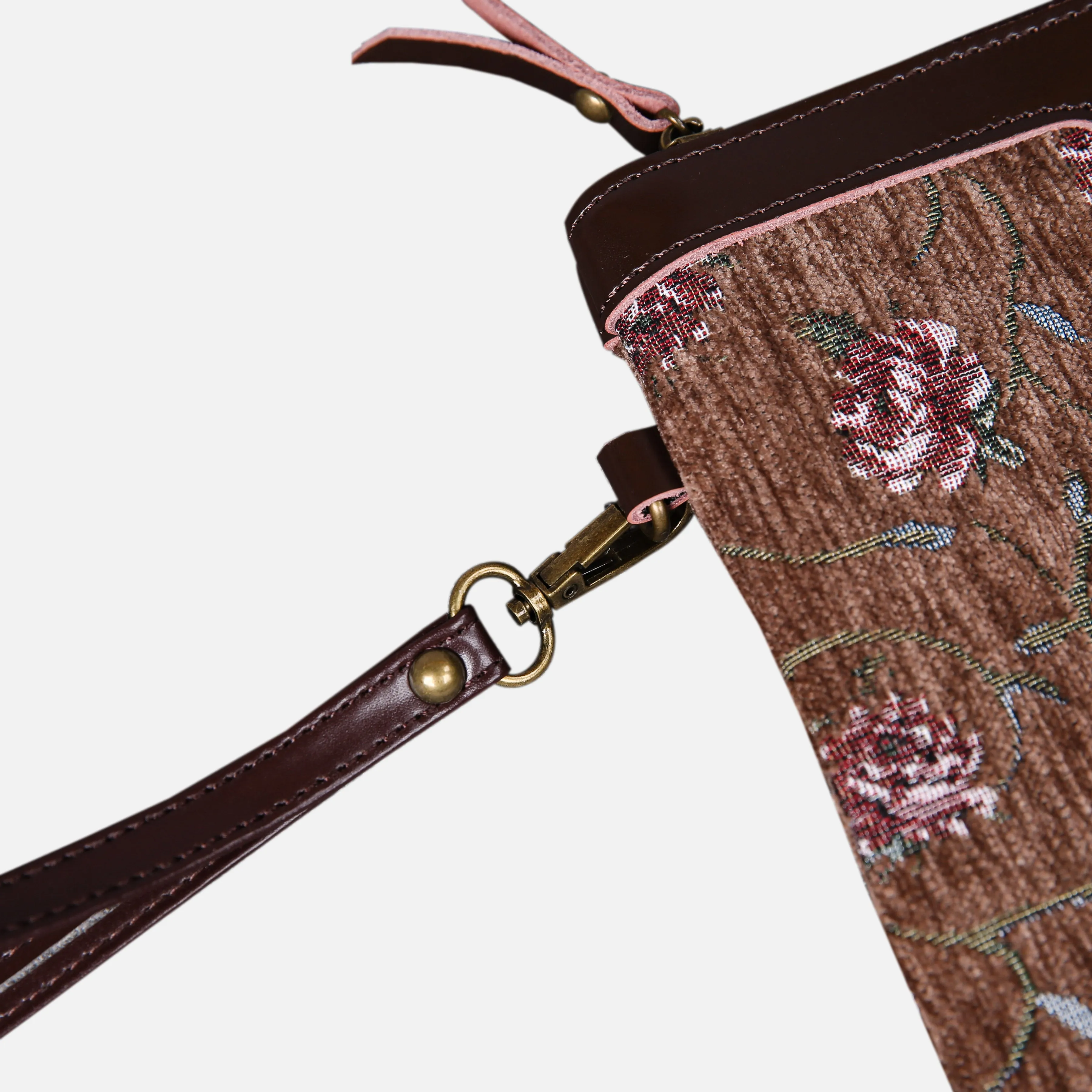 Climbing Rose Wristlet Clutch