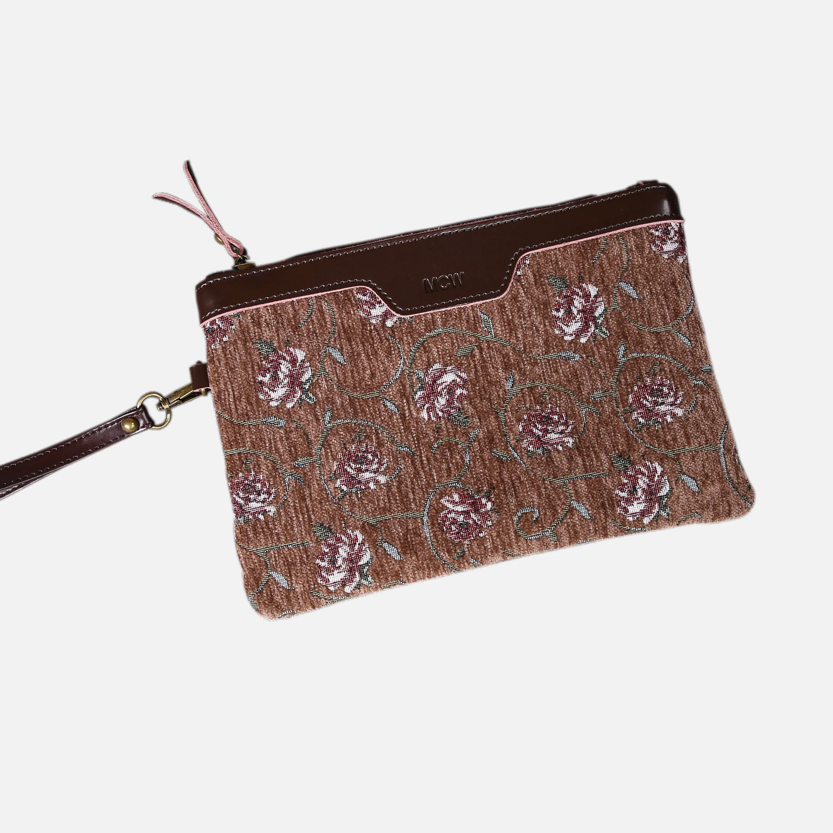 Climbing Rose Wristlet Clutch