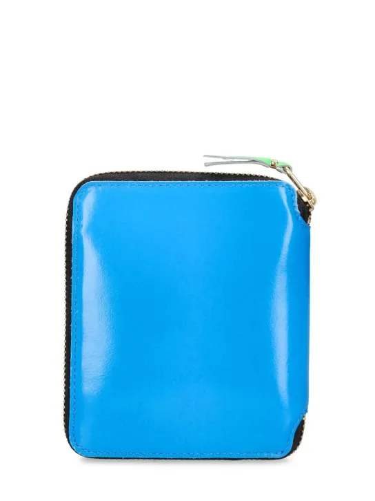 Comme des Garçons Wallet   Super Fluo leather wallet 