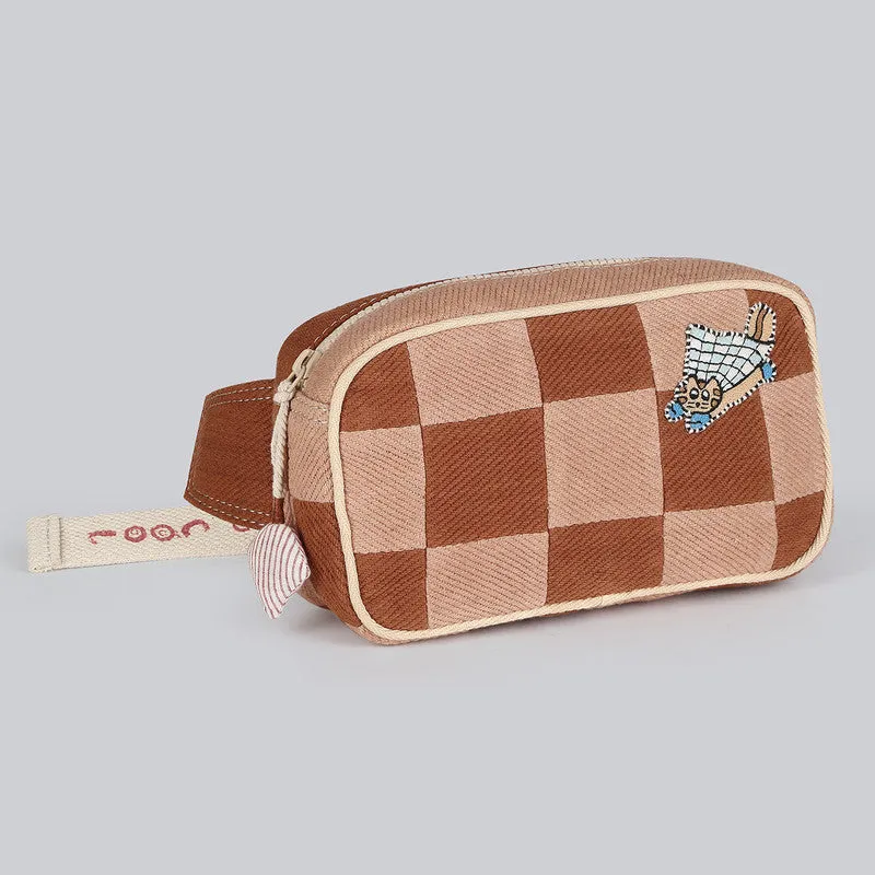 Cotton Waist Bag For Kids | Brown