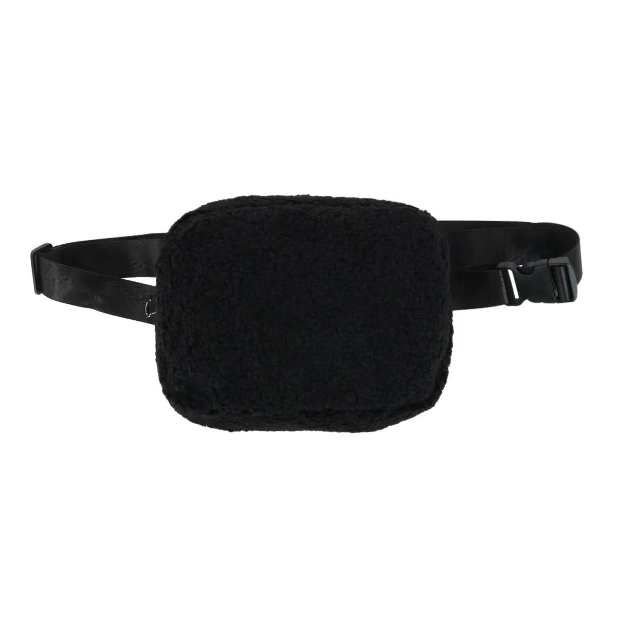 CTM® Unisex Sherpa Waistpack with Adjustable Strap