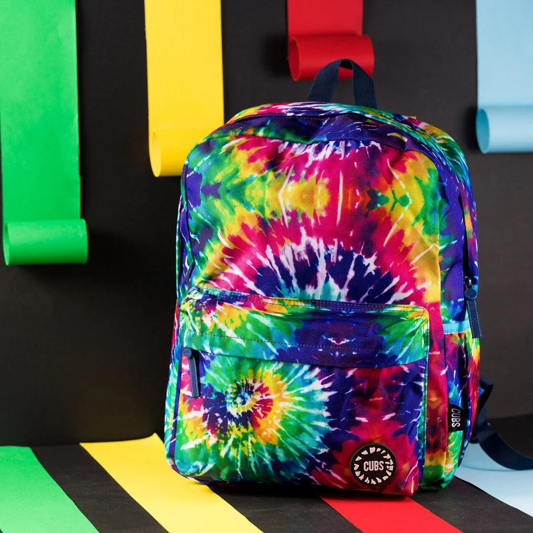 Cubs Royal Blue Tie Dye Junior Student Backpack